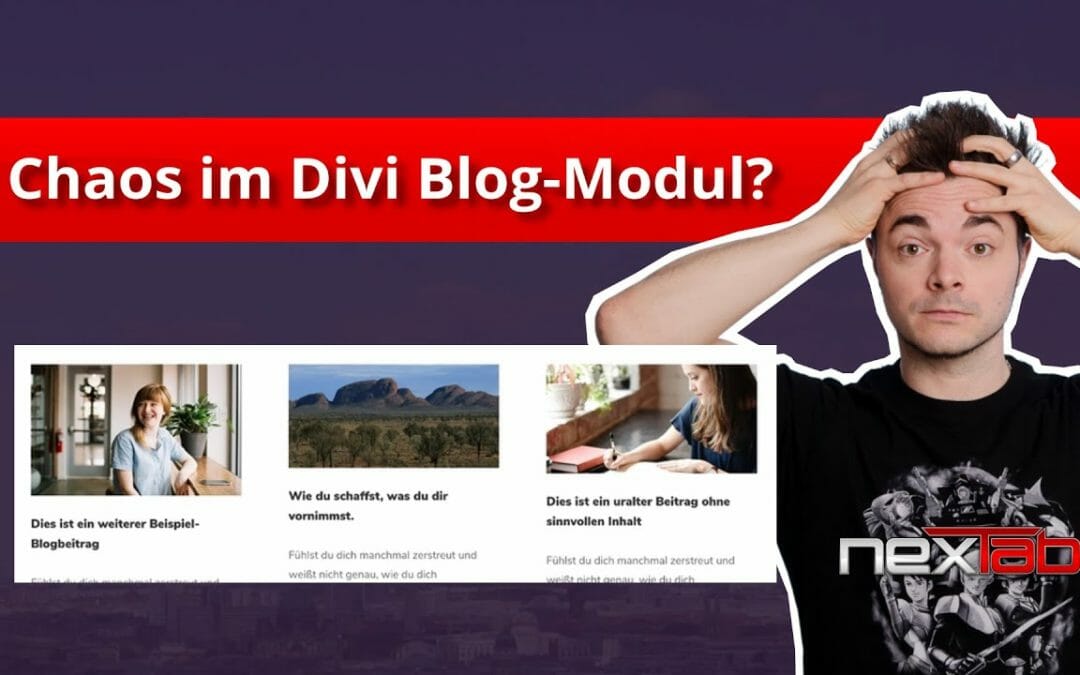 Bilder im Divi Blog-Modul einheitlich anordnen