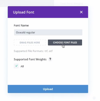 Divi Font Uploader
