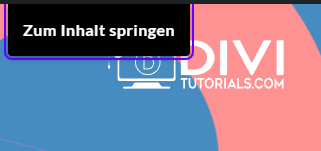 Skiplink auf Divi-Tutorials.com